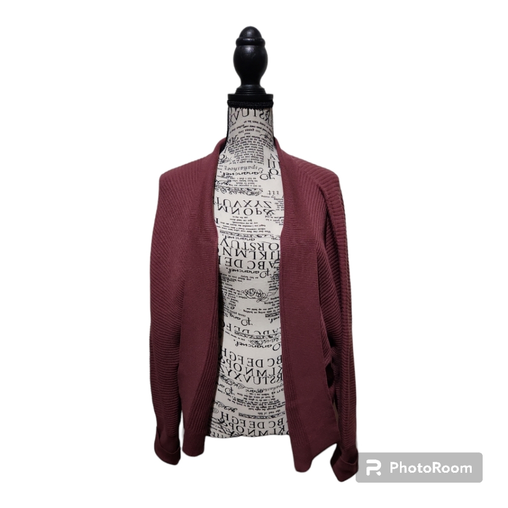 Express, Size L, Mauve Draped Cardigan NWT